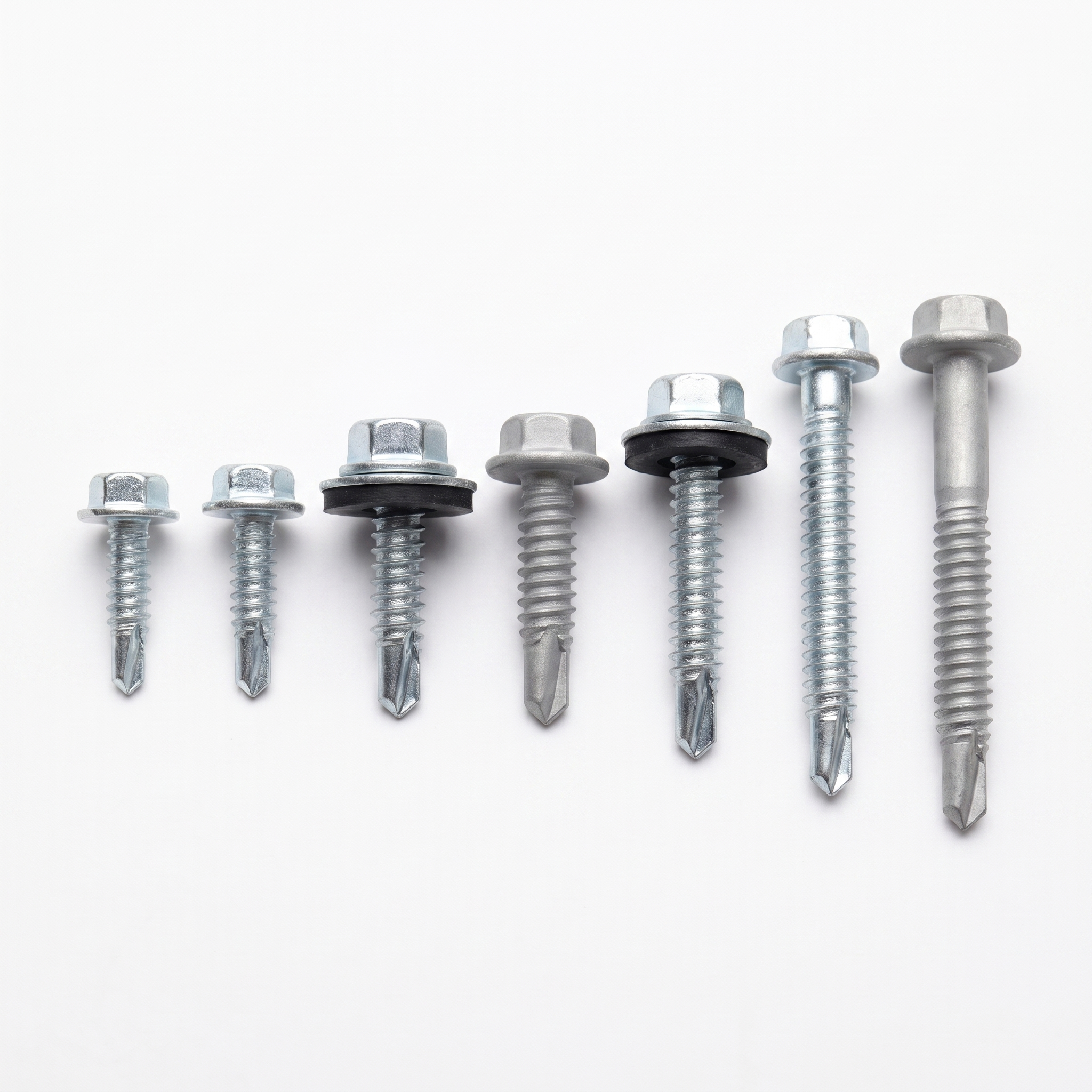 Roofing screw with Ruspert and zinc coating